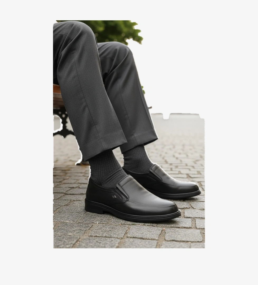 Ayakmod Dsn 2036 M Kahve Siyah Hakiki Deri Erkek Günlük Ayakkabı model görseli