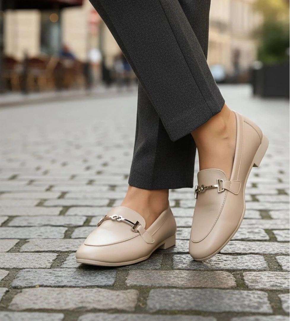 Bej Cilt Kadın Günlük Ayakkabı 572433 Z