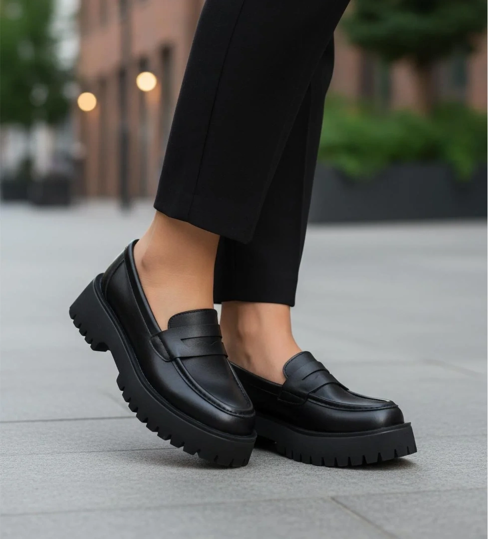 572453 Z Siyah Kadın Günlük Ayakkabı - Görsel 1