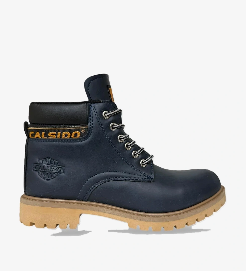 Unisex Kışlık Soğuk Geçirmez Kaydırmaz Taban Günlük Bağcıklı Bot LACİVERT