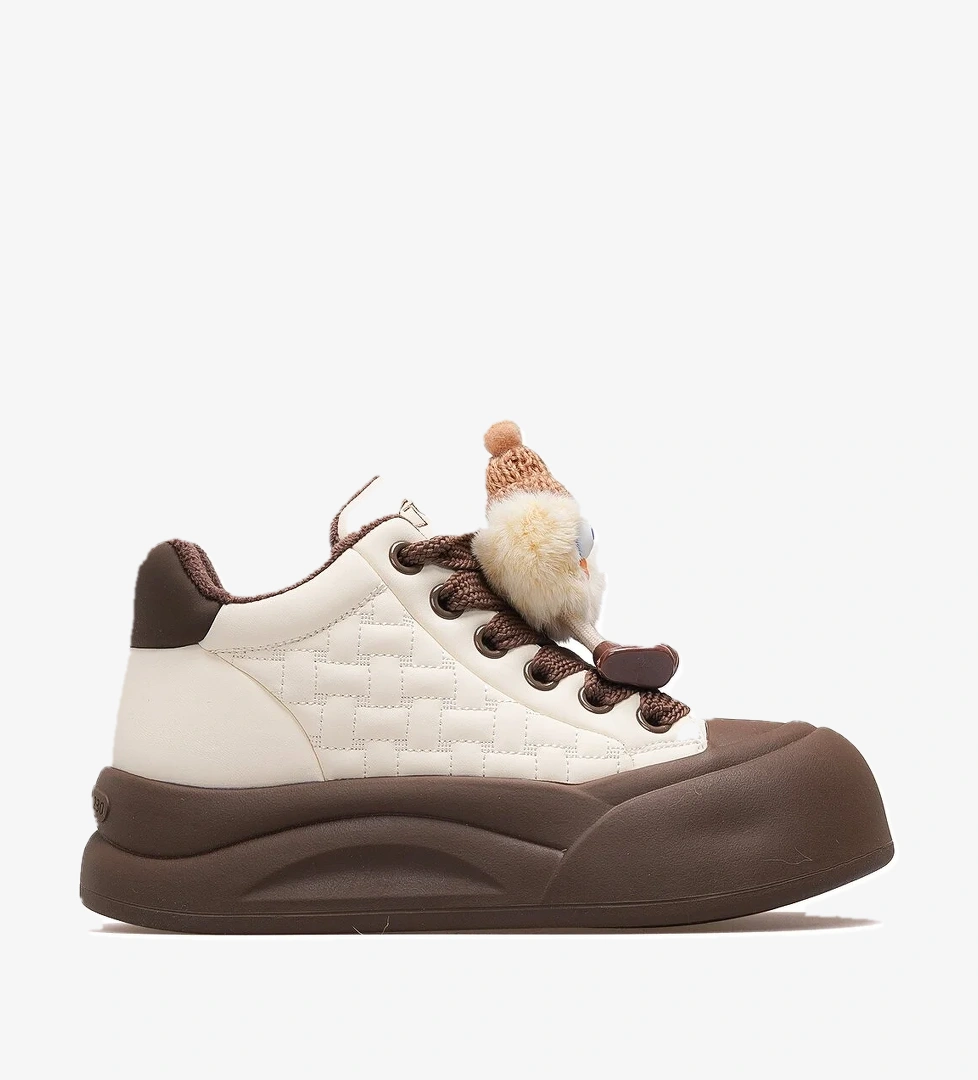 Kadın Deri Gizli Dolgu Topuk Günlük Bot 25k 25k426-1 Z Kahve - Görsel 1