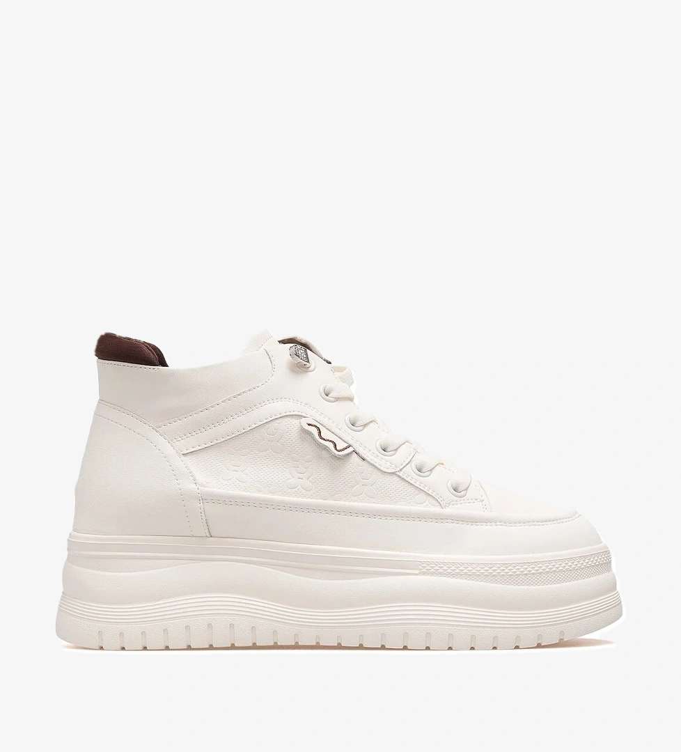 Kadın Sneaker Günlük Bot 25k 25k313-2 Z Bej - Görsel 1