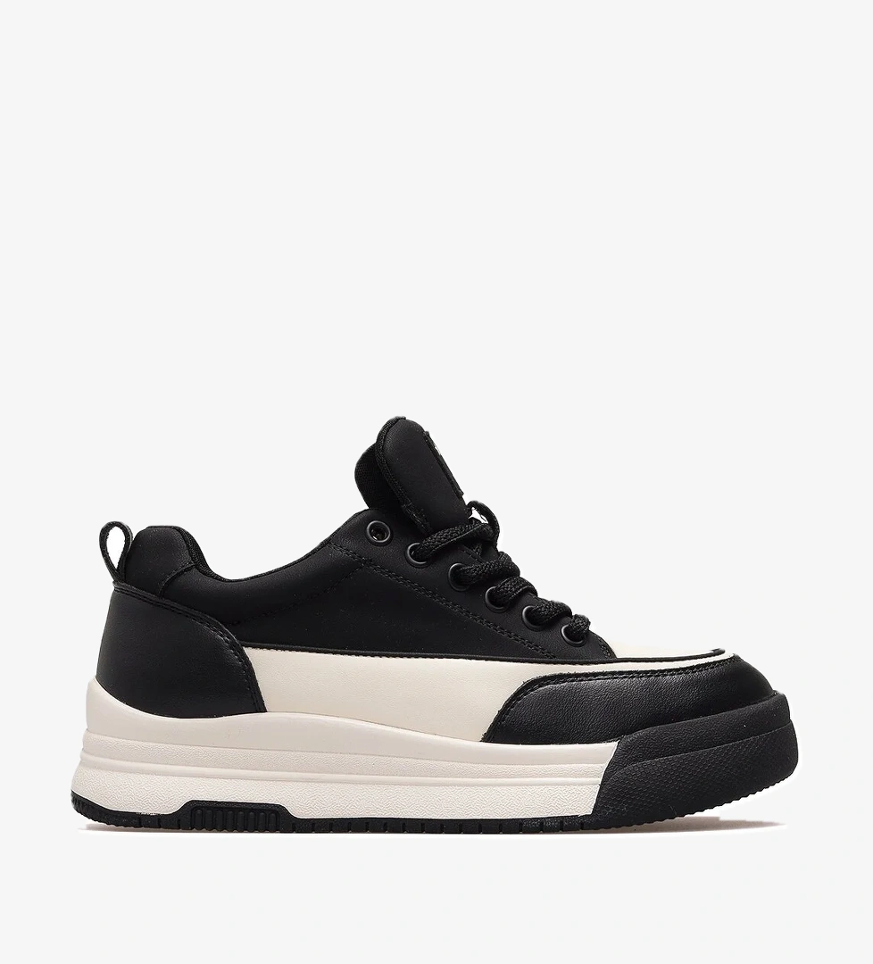 Guja Kadın Deri Sneaker Bot 25k 25k301 Z Siyah Kahve model görseli