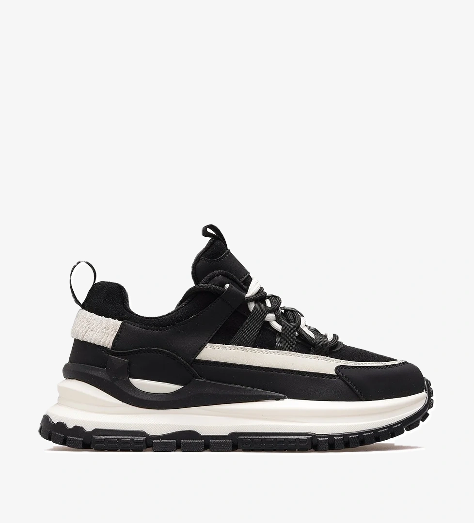 Guja Kadın İçi Polarlı Sneaker Günlük Ayakkabı 25k 25k331 Z Siyah Yeşil model görseli