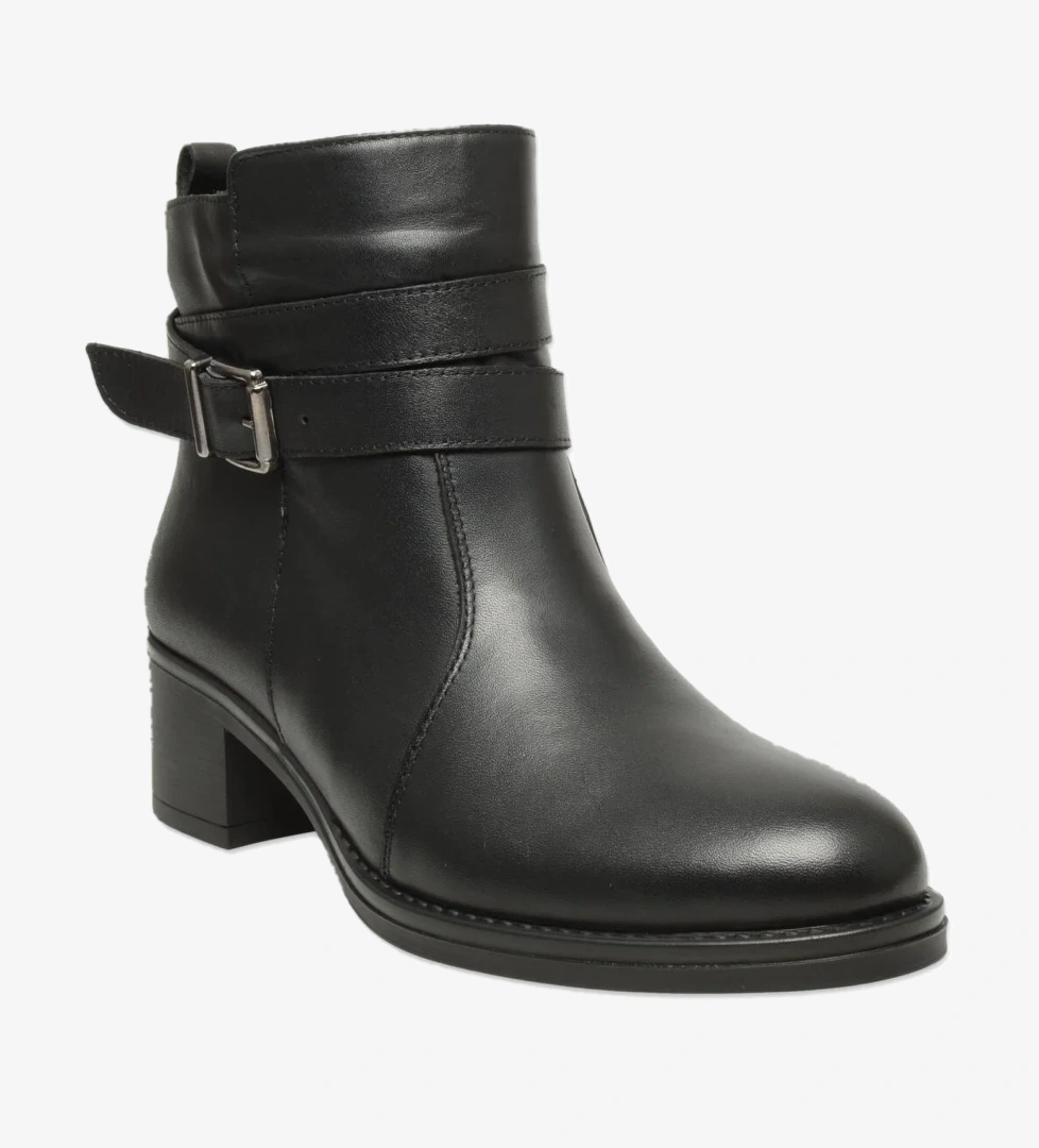 Mammamia D25Kb-1670 Günlük Topuklu Siyah Kadın Bot model görseli