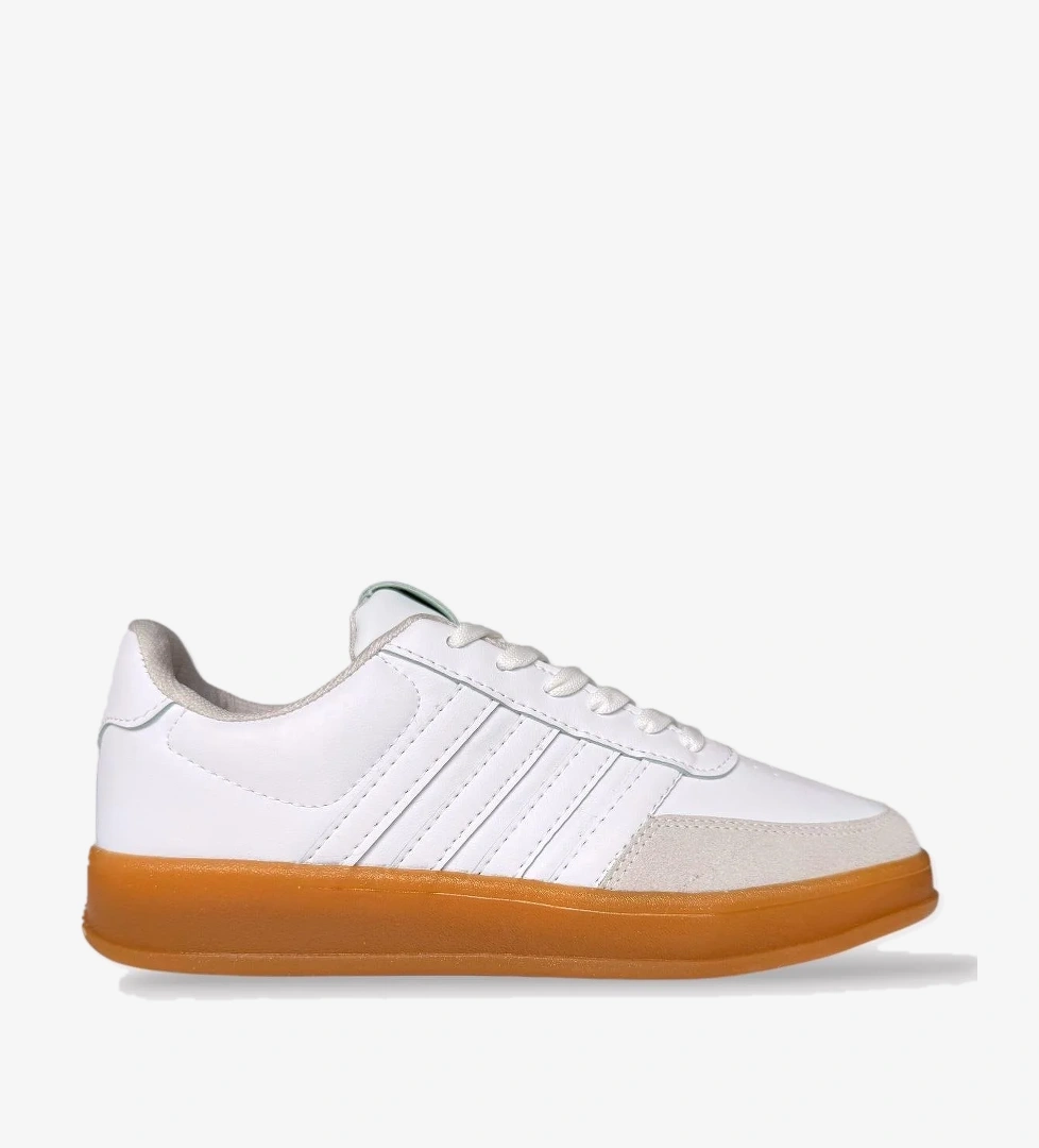 Liger Liger Erkek Günlük Bağcıklı Spor Ayakkabı BEYAZ Sneaker | Flo Beyaz - 1. görsel