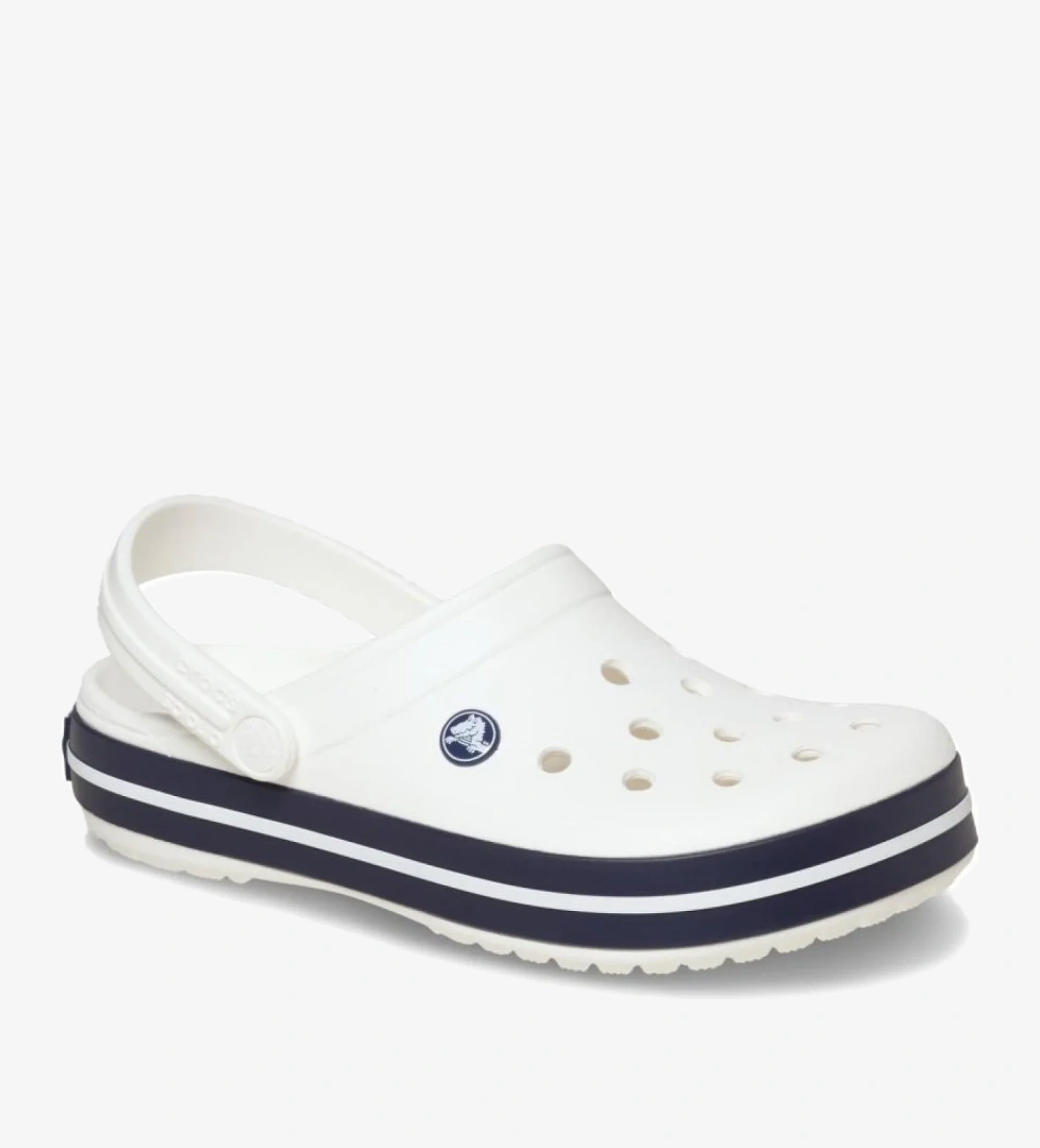 11016 Crocband Beyaz Unisex Terlik