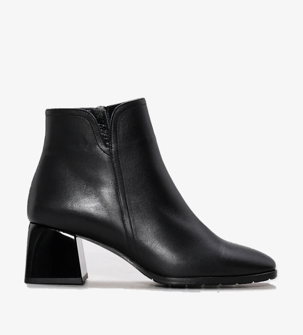 Hakiki Deri Kadın Klasik Bot 264SZA854 - Görsel 1