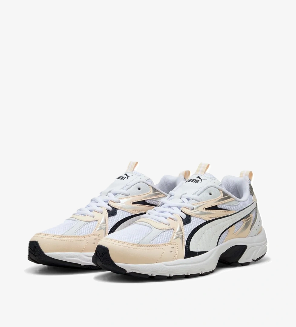 Milenio Tech Unisex Günlük Spor Ayakkabı 39232207-beyaz-gül Kurusu