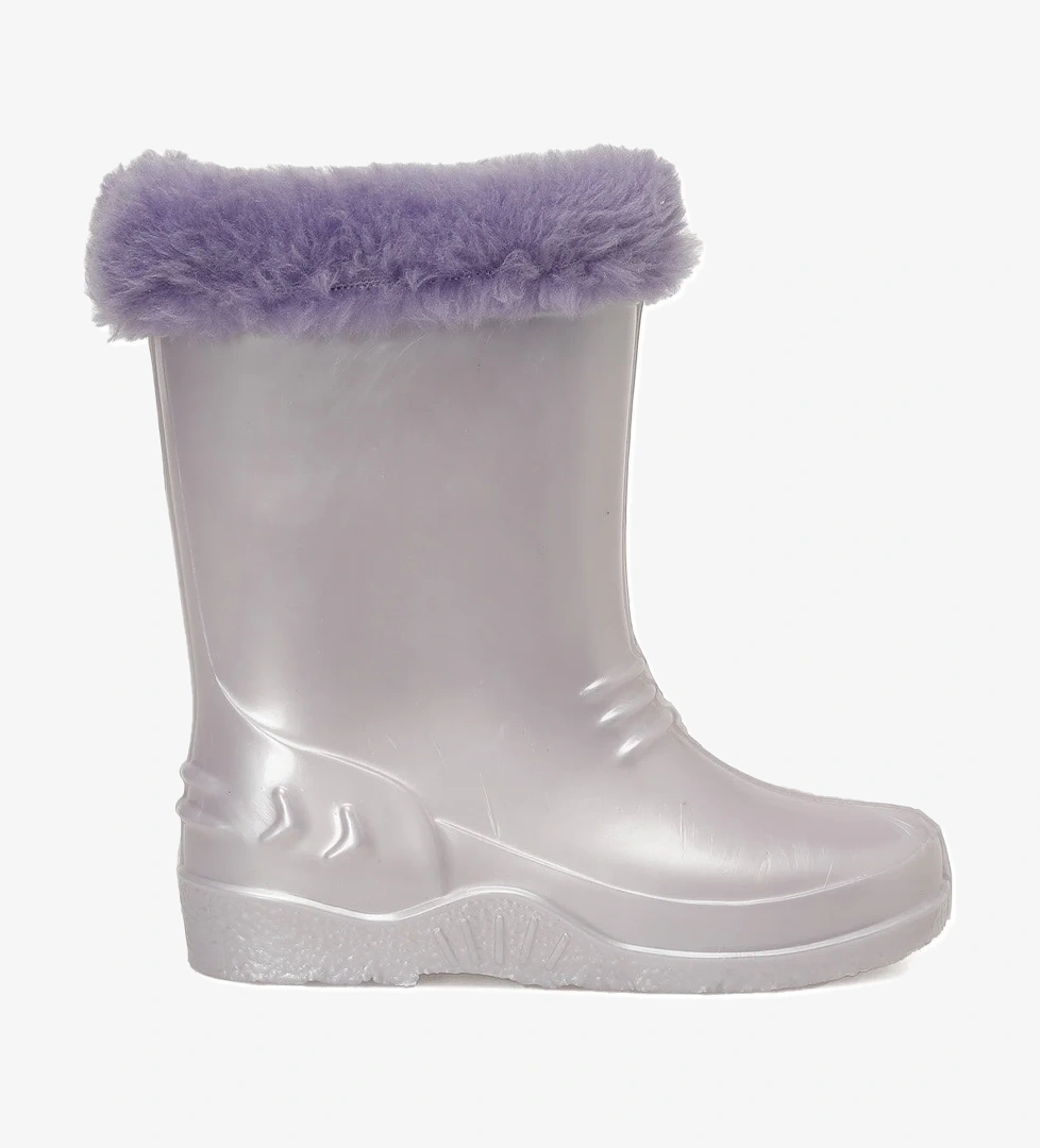 PERLA F 5PR Lila Kız Çocuk Yağmur Çizmesi - Görsel 1