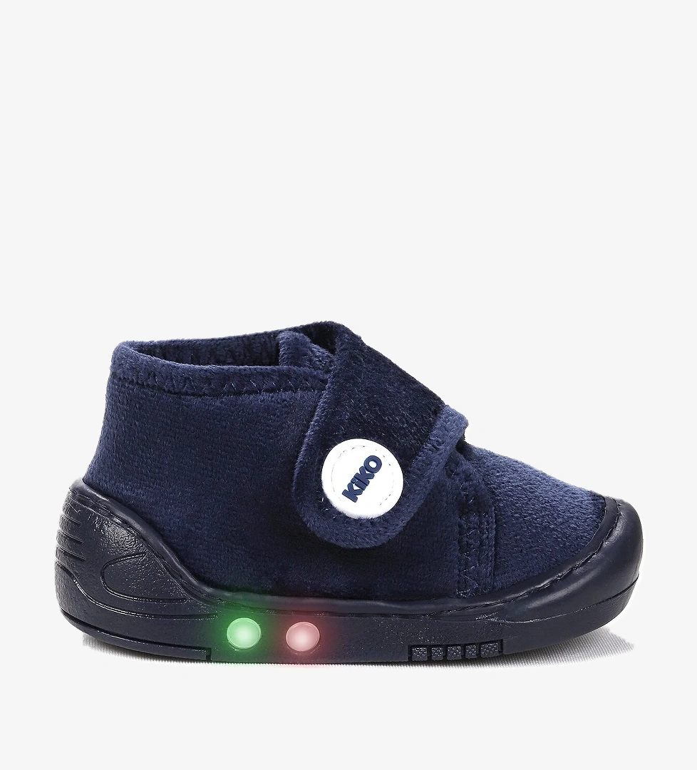 Petri Günlük Işıklı Kız Bebek Ev Okul Kreş Panduf Lacivert