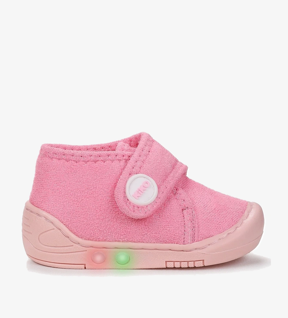 Kiko Kids Petri Günlük Işıklı Kız Bebek Ev Okul Kreş Panduf Pembe model görseli