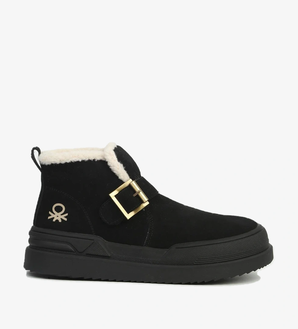 Benetton Siyah Kadın Bot İTHAL BNI-12047 model görseli