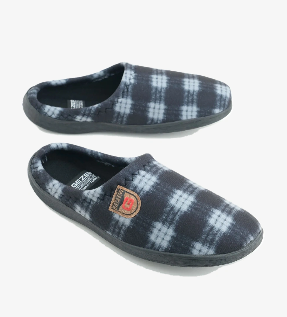 Erkek Kışlık Rahat Taban Ev Bahçe Terlik - Görsel 1