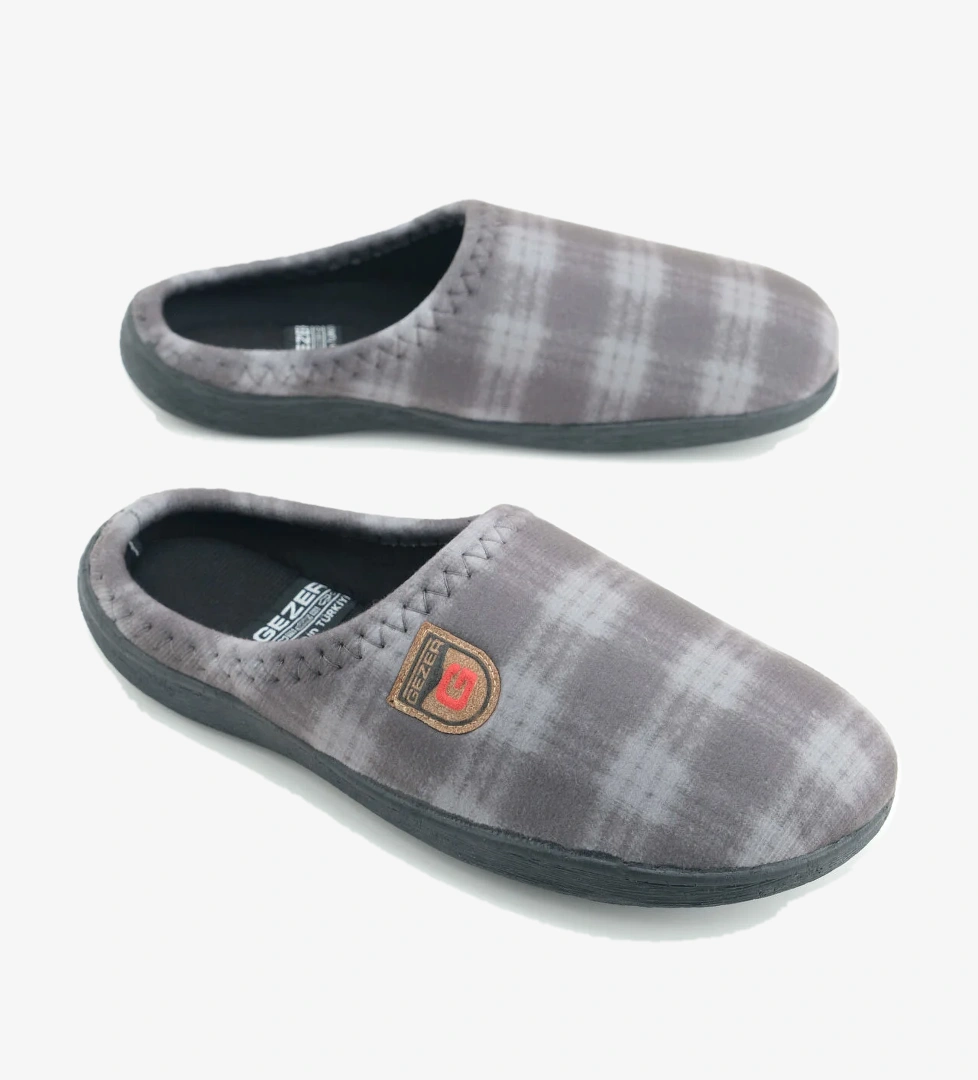 Erkek Kışlık Rahat Taban Ev Bahçe Terlik - Görsel 1