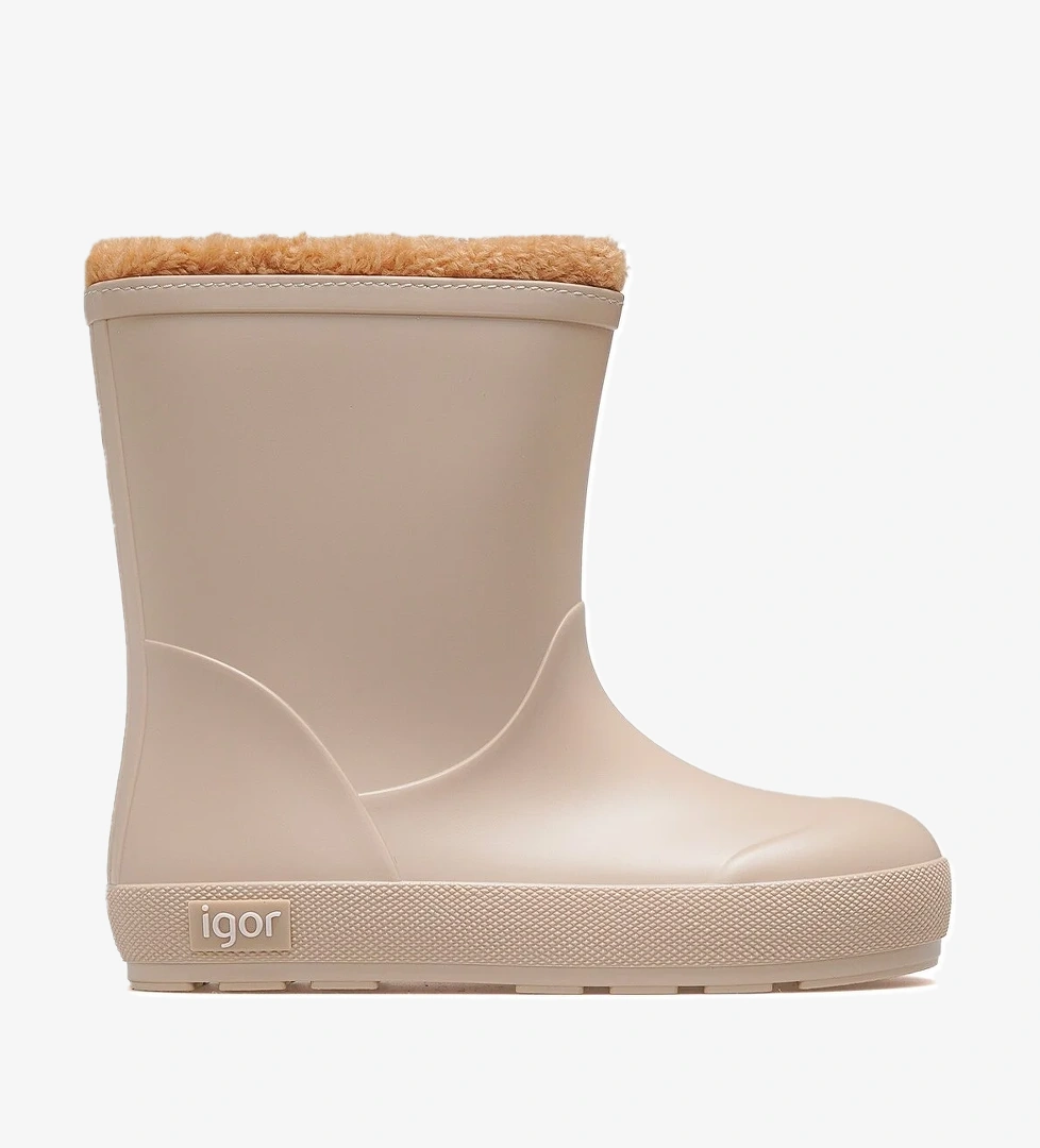 Yogi Borreguito Unisex Çocuk Kürklü Su Geçirmez Çizme 25k W10306 Bej