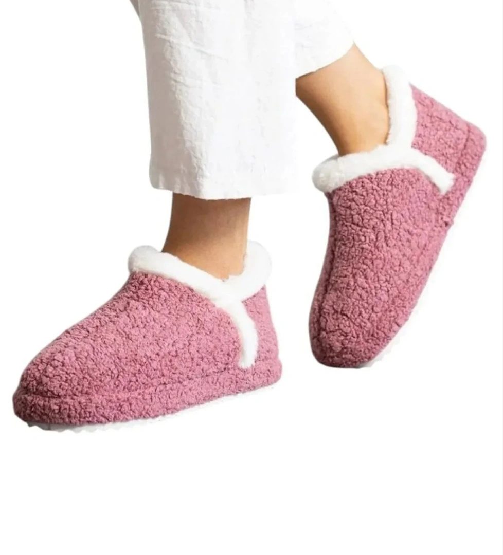 Gob London Kadın İçi Tüylü Yumuşak Rahat Kaydırmaz Panduf Ev Ayakkabısı Unisex 1021-124-0003 model görseli