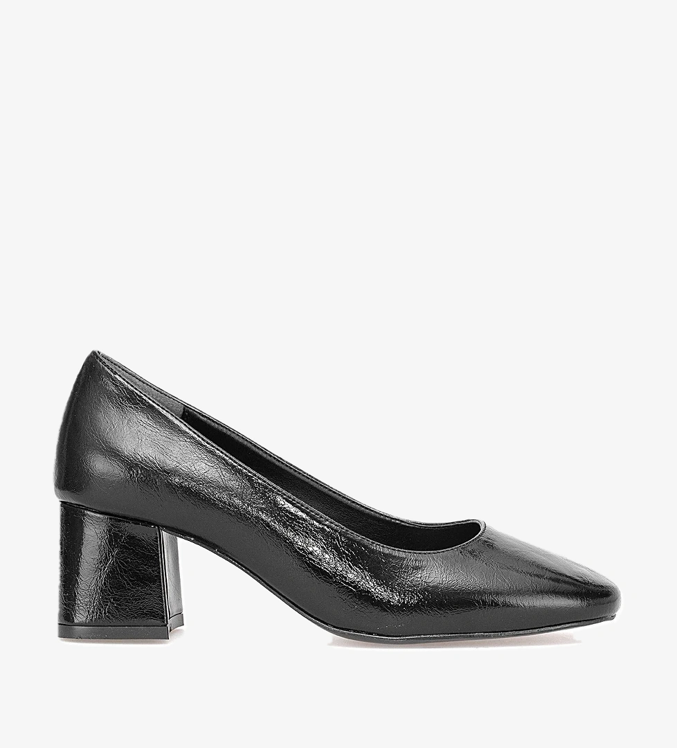 Elit PM53 K508-1 Kadın Klasik Topuklu Ayakkabı Siyah - Görsel 1