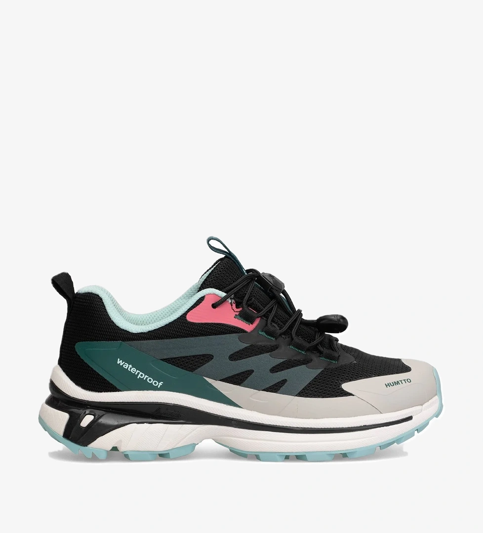 Humtto 850082b Kadın Waterproof Outdoor Ayakkabı Siyah Lila - Yeşil model görseli