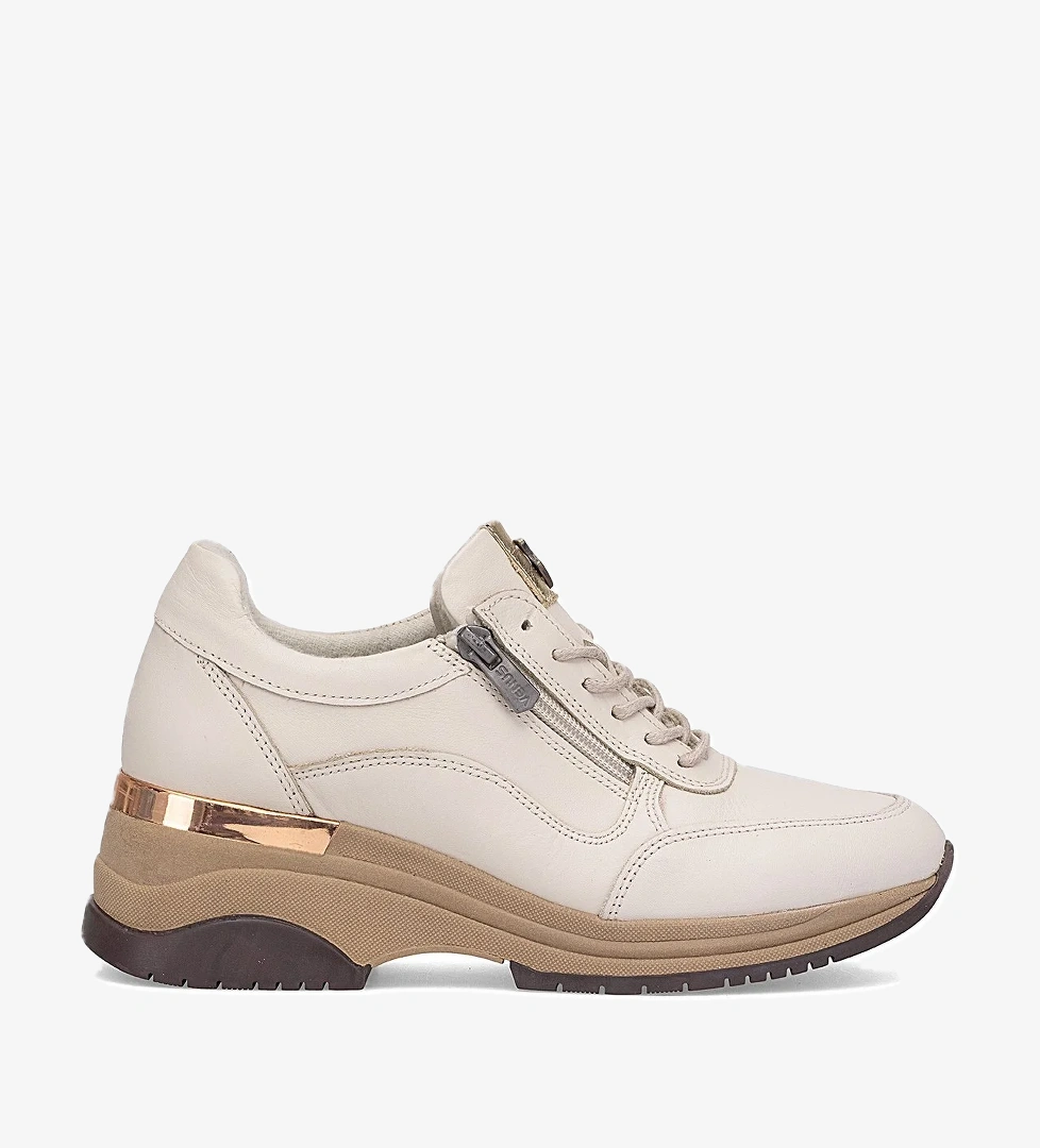 Venüs 2313081K Kadın Hakiki Deri Dolgu Topuk Ayakkabı Bej model görseli