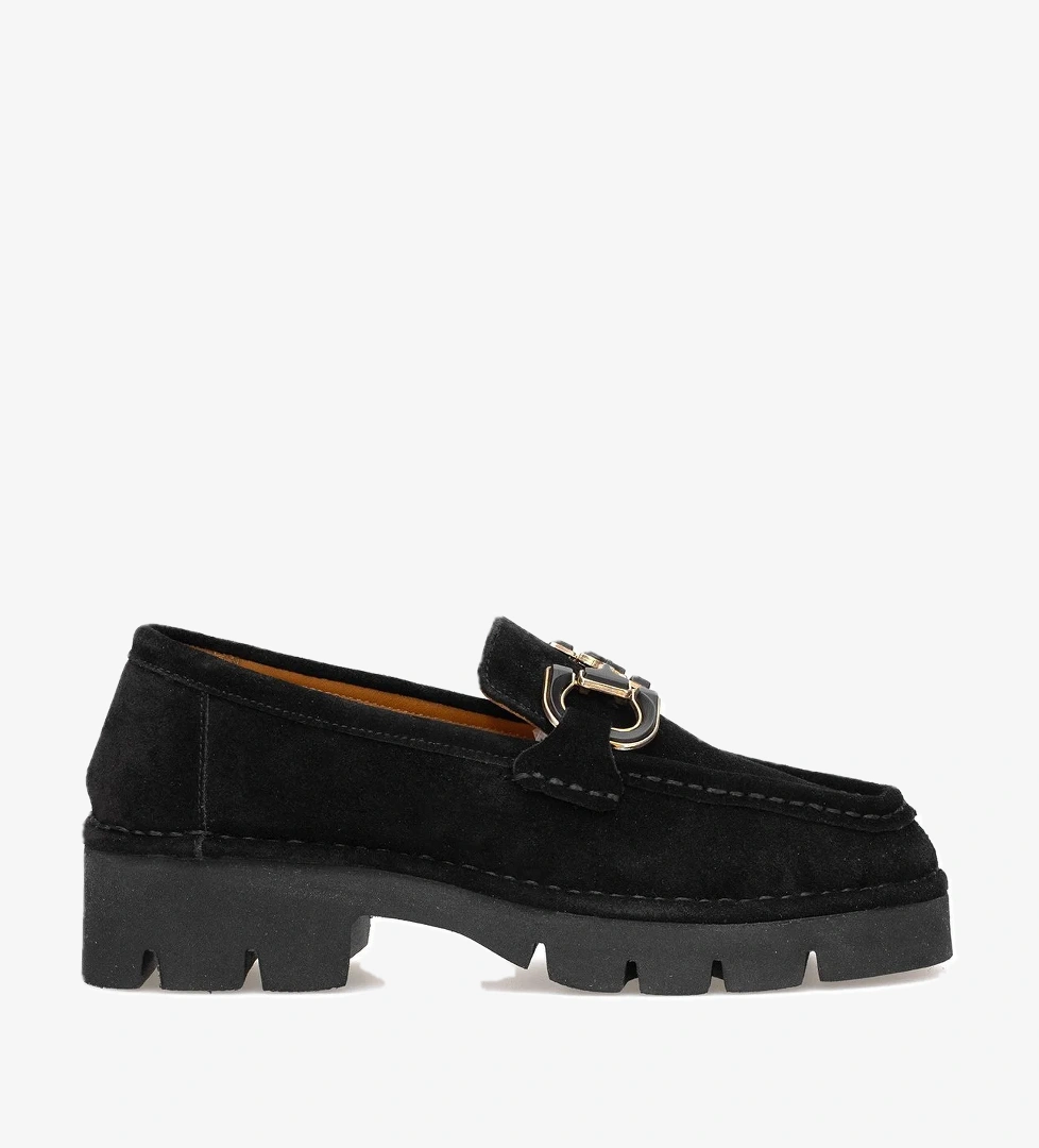 25390510K Kadın Hakiki Deri Casual Ayakkabı Siyah