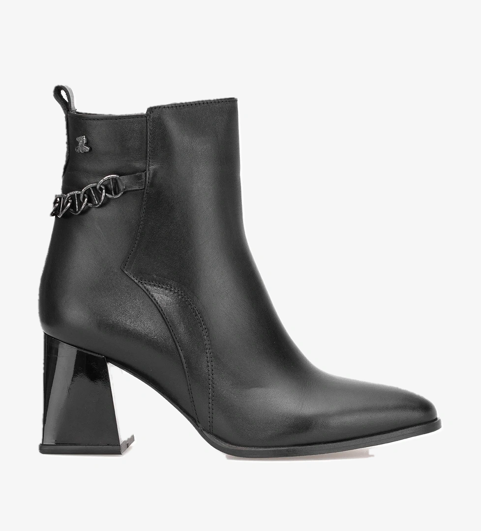 Venüs 2553903K Kadın Hakiki Deri Topuklu Bot Siyah model görseli
