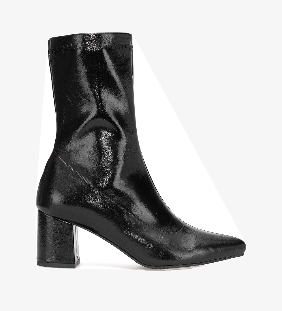 Ayakkabı Fuarı Elit PM08 K1783-2 Kadın Topuklu Bot Siyah model görseli