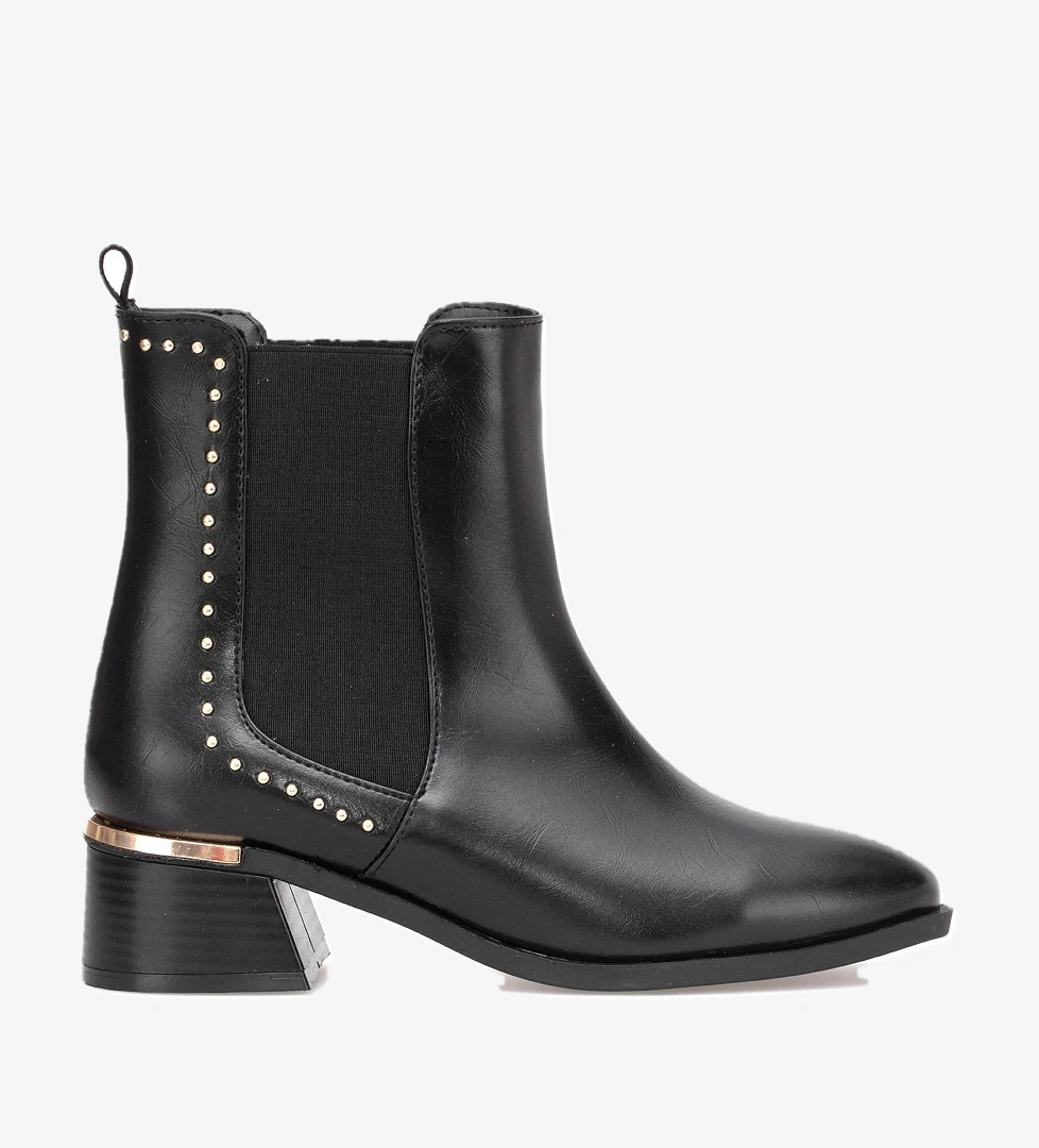 Elit PM180 K9782 Kadın Chelsea Bot Siyah - Görsel 1