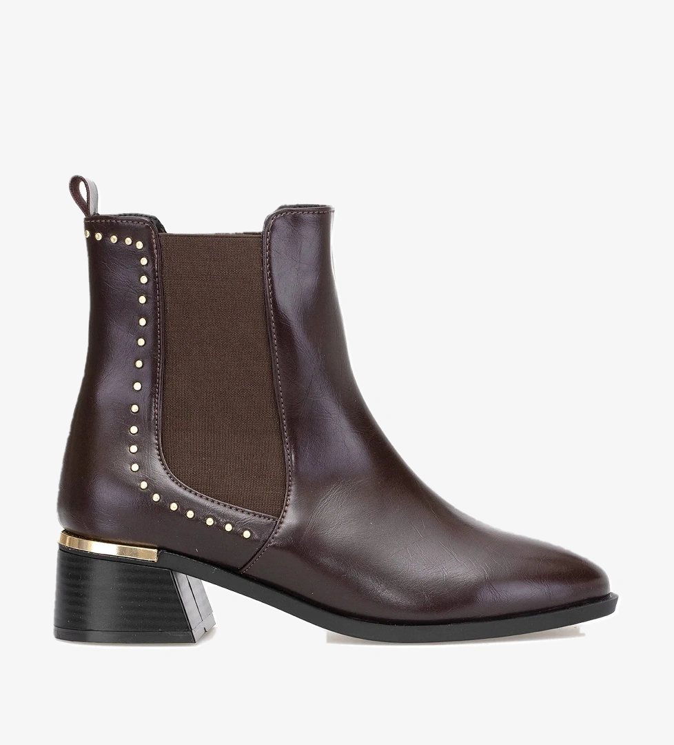 Elit PM180 K9782 Kadın Chelsea Bot Kahverengi