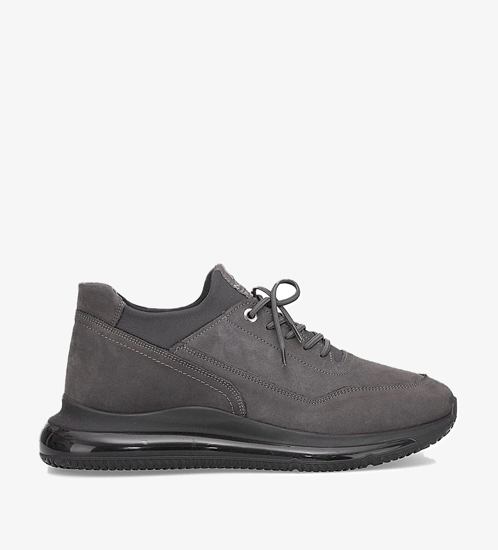 Elit 25KNBL5017 Erkek Hakiki Deri Casual Ayakkabı Gri