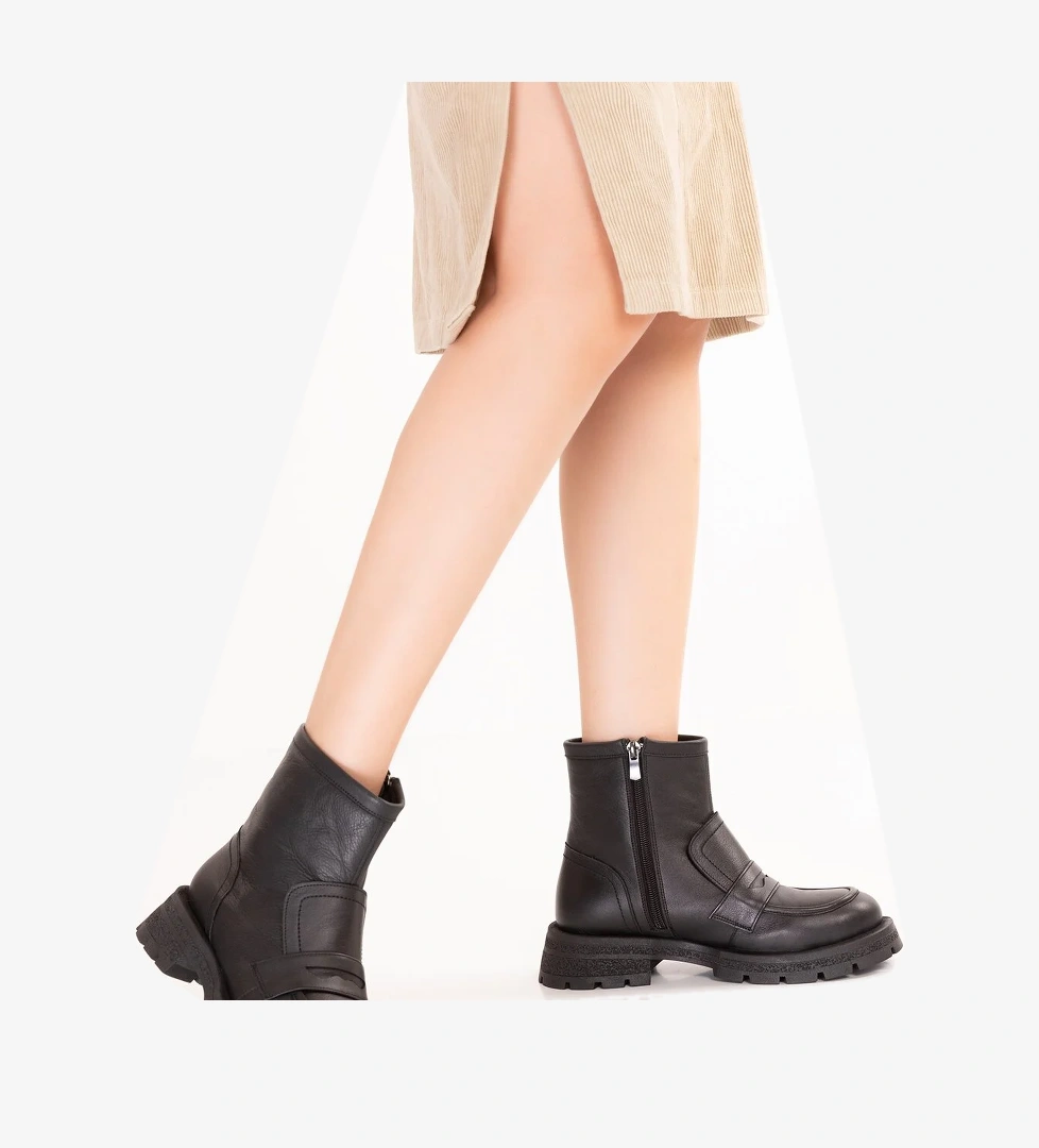 Gondol Kundura Gondol Hakiki Deri Günlük Şık Bot Bethany model görseli