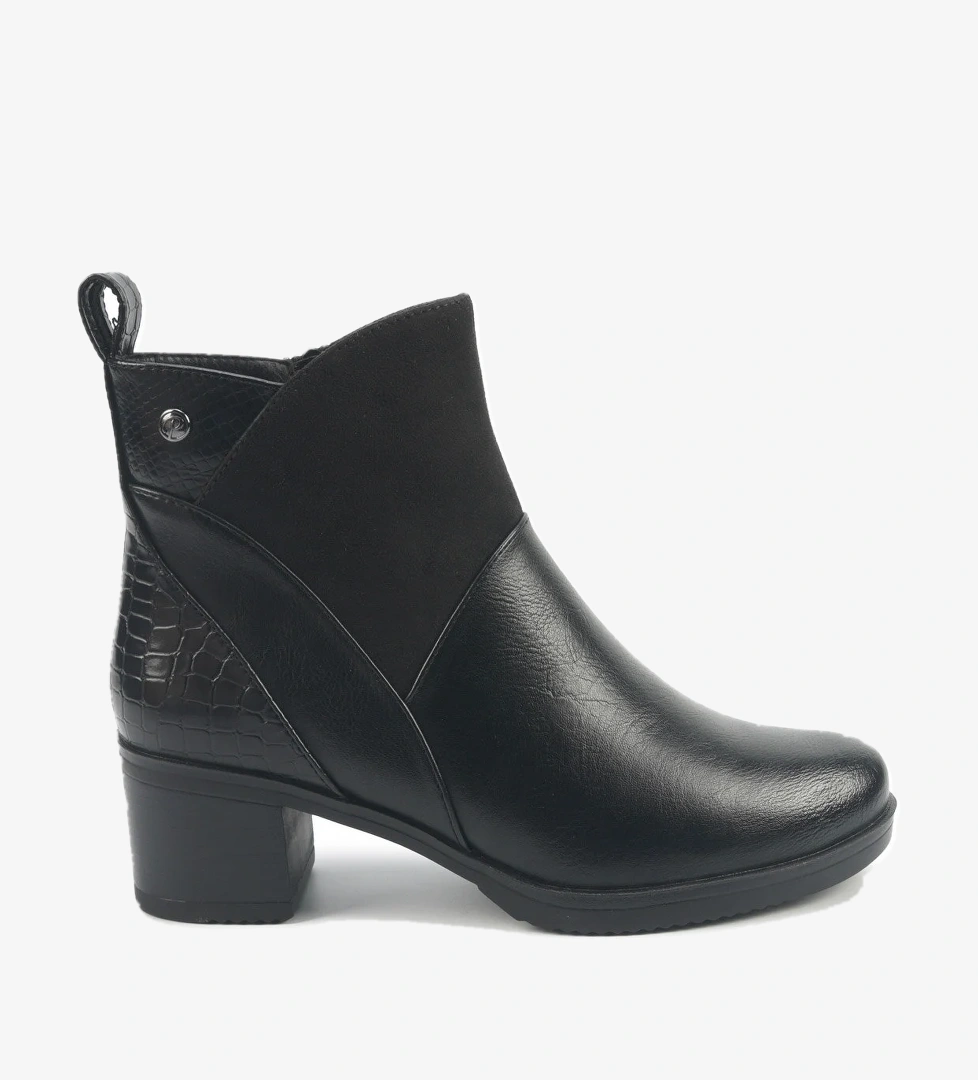 Polaris 165076.Z5PR Siyah Kadın Topuklu Bot - Görsel 1
