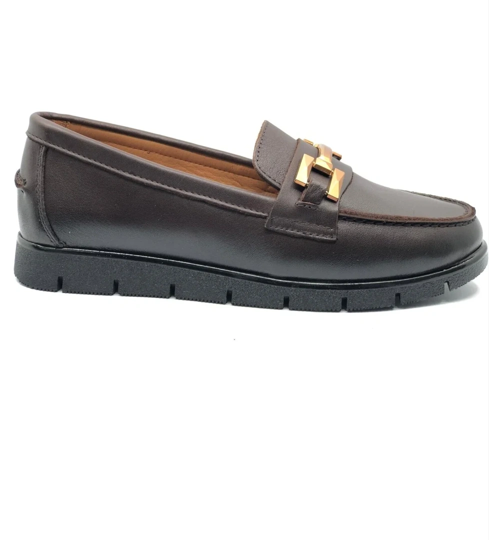 Venüs Kikir Hakiki Deri Ortopedik Casual Kadın Babet Ayakkabı model görseli