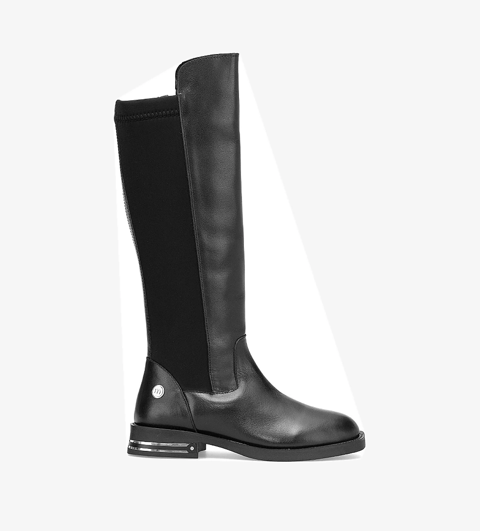 Mammamia D25KC-2365 Kadın Hakiki Deri Klasik Çizme Siyah model görseli