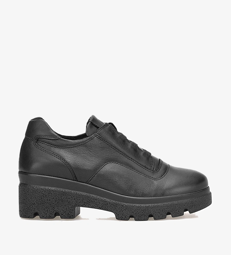 Mammamia D25KA-3740 Kadın Hakiki Deri Casual Ayakkabı Siyah model görseli