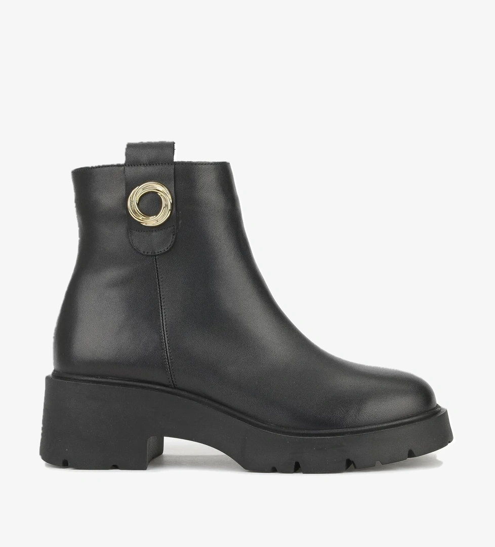 Kadın Hakiki Deri Bot 1531030Z2593 Siyah