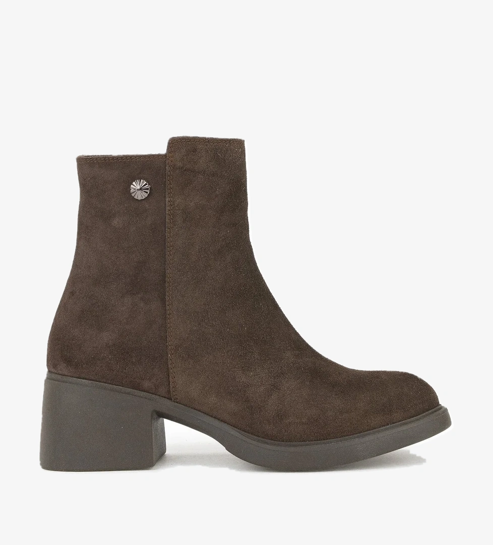 Kadın Hakiki Deri Bot 153359Z6212 Kahve