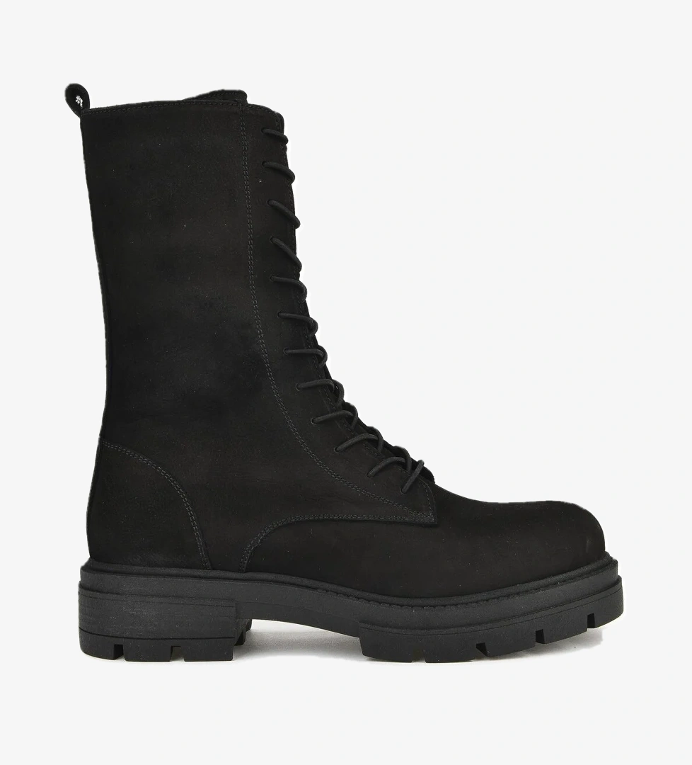 Kadın Hakiki Deri Bot 15319Z663582 Siyah - Görsel 1