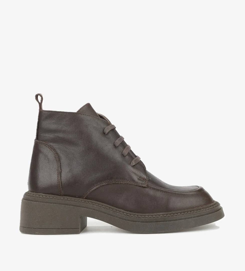 Kadın Hakiki Deri Bot 1531022Z7646 Kahve