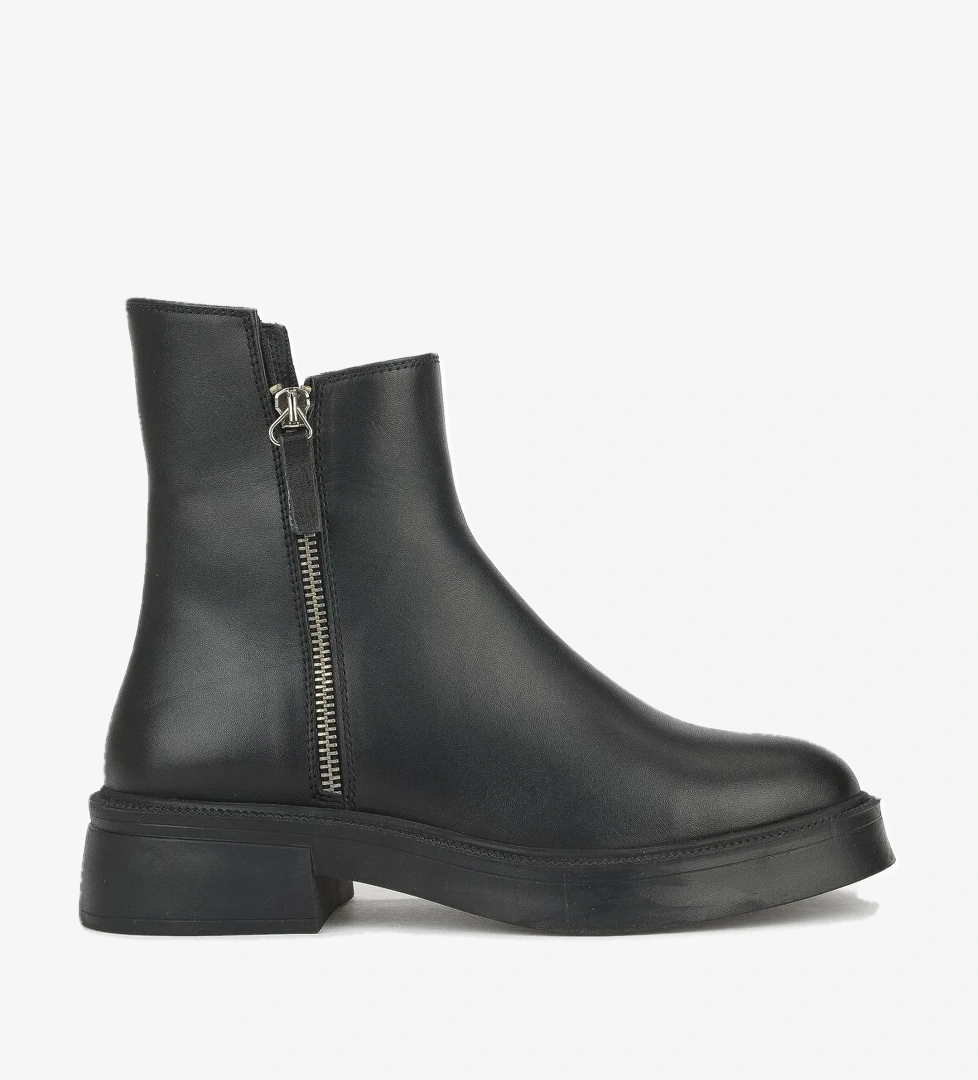 Kadın Hakiki Deri Bot 153359Z343 Siyah