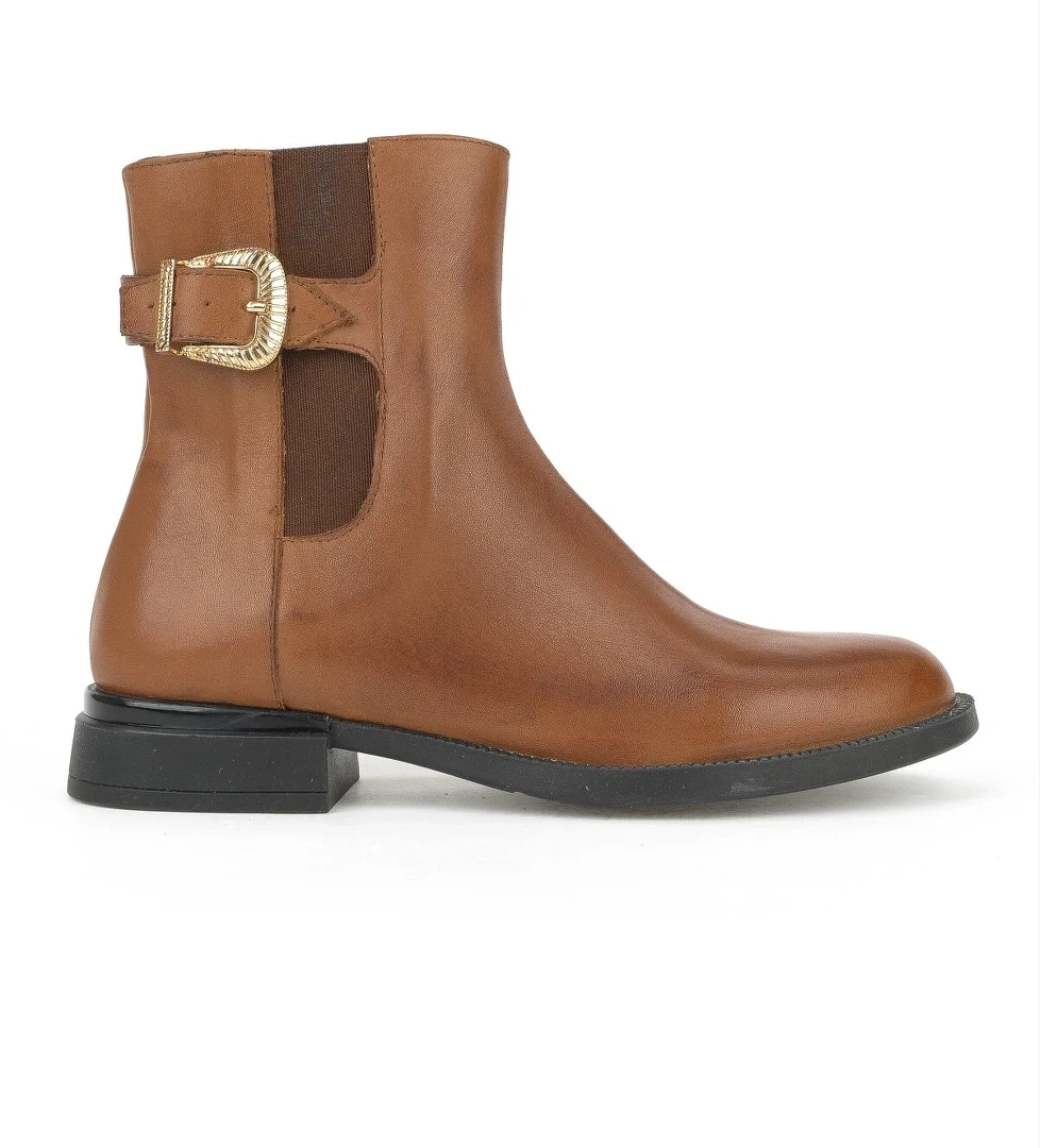 Kadın Hakiki Deri Bot 1531022Z7614 Taba