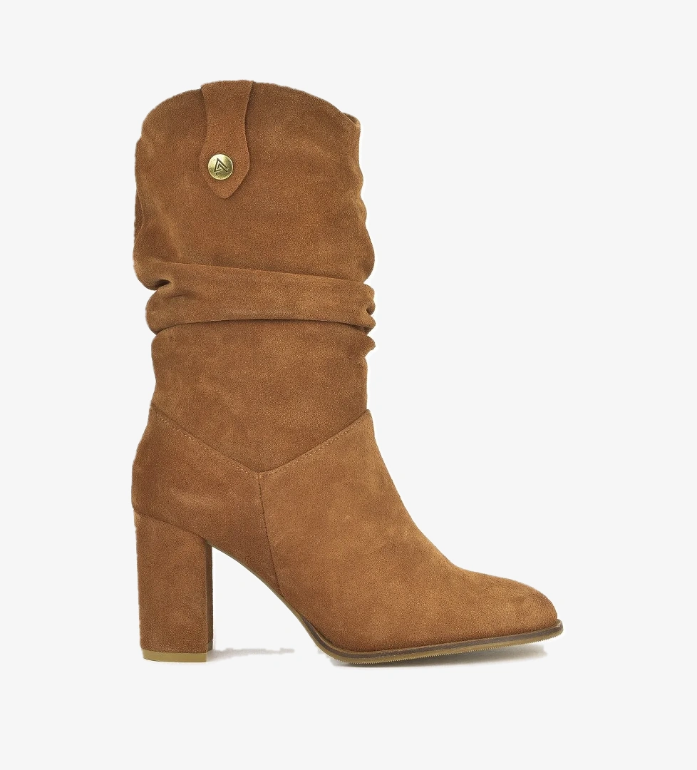 Kadın Hakiki Deri Çizme 1531050Z25100670K Taba