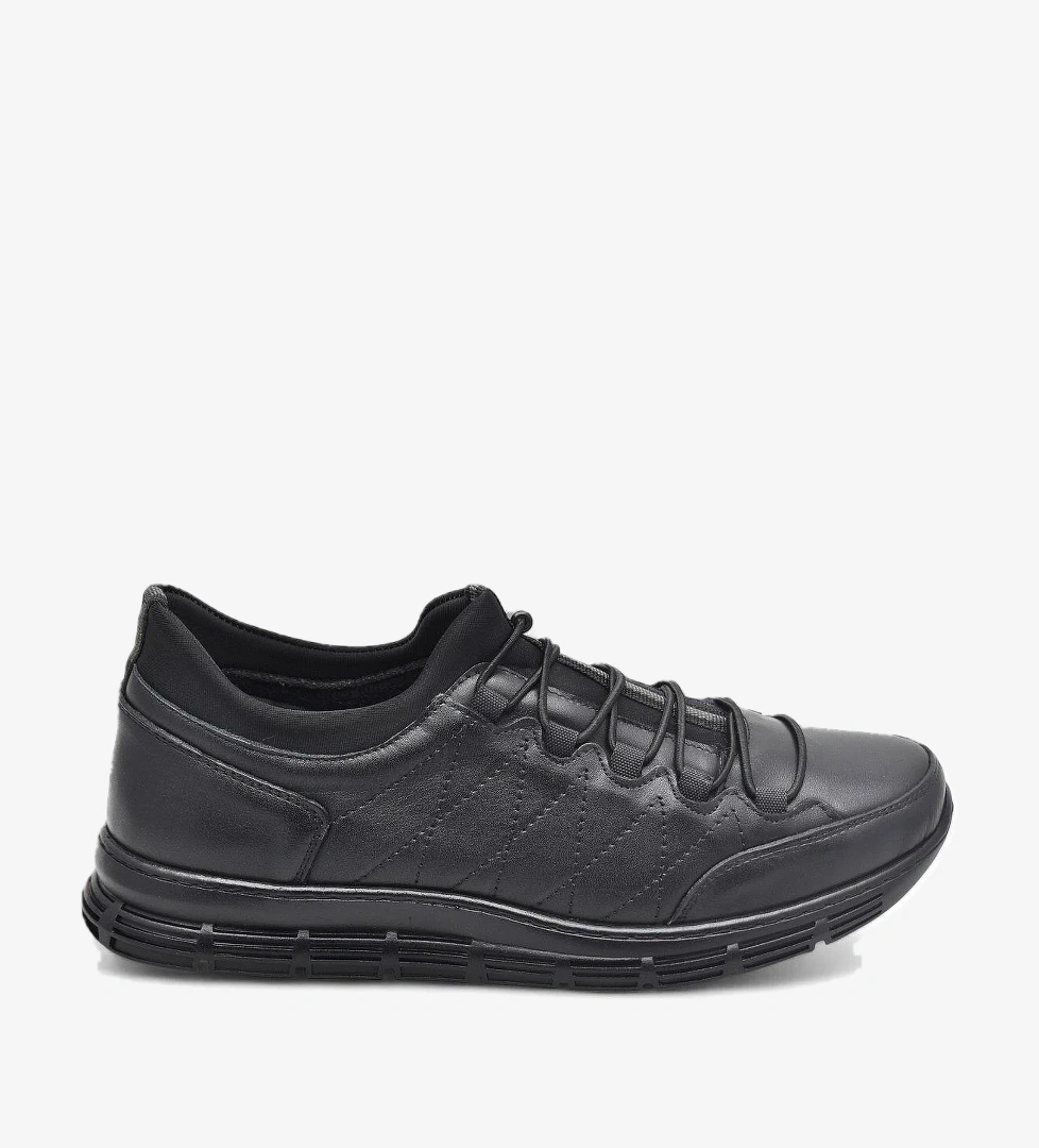 3216 Ortopedik Taban Günlük Hakiki Deri Erkek Ayakkabı Kauçuk Taban Casual Ayakkabı