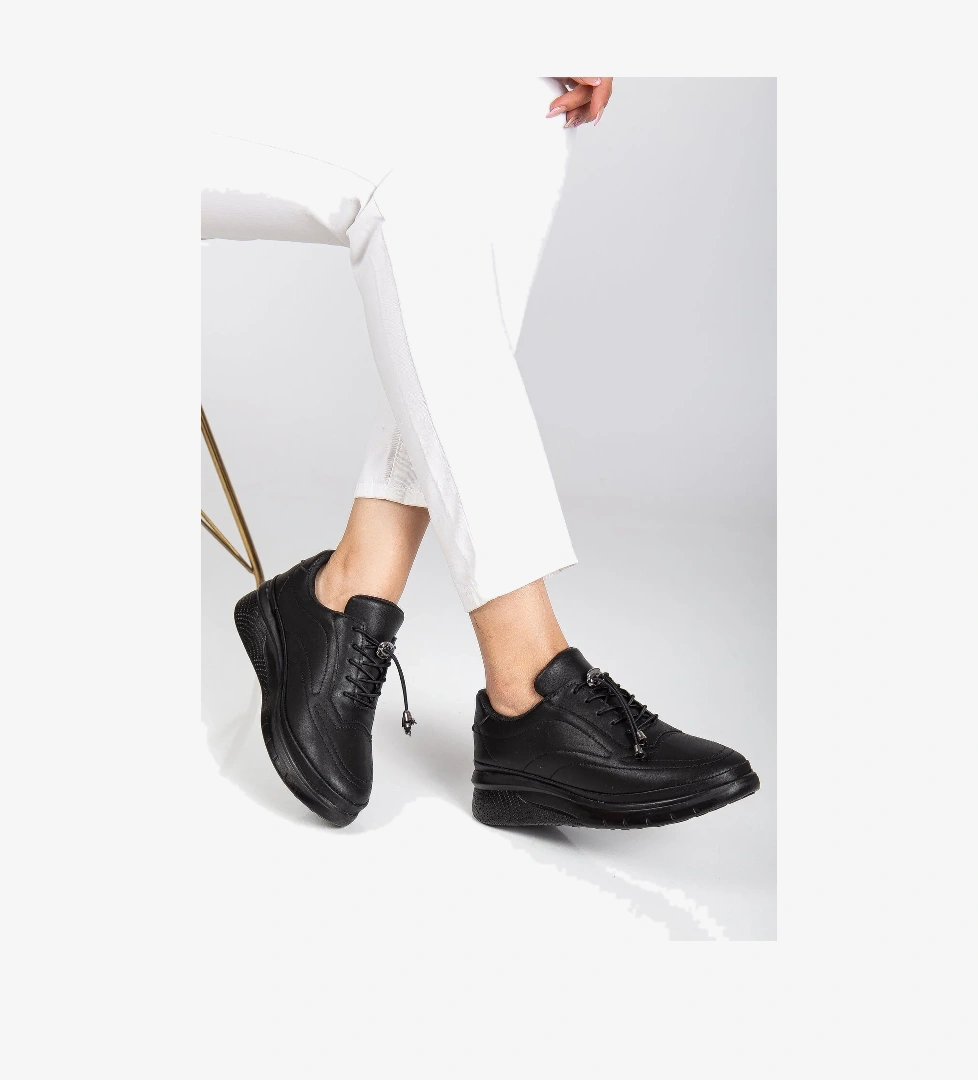 D12221 Günlük Ortopedik Kadın Sneaker Spor Ayakkabı