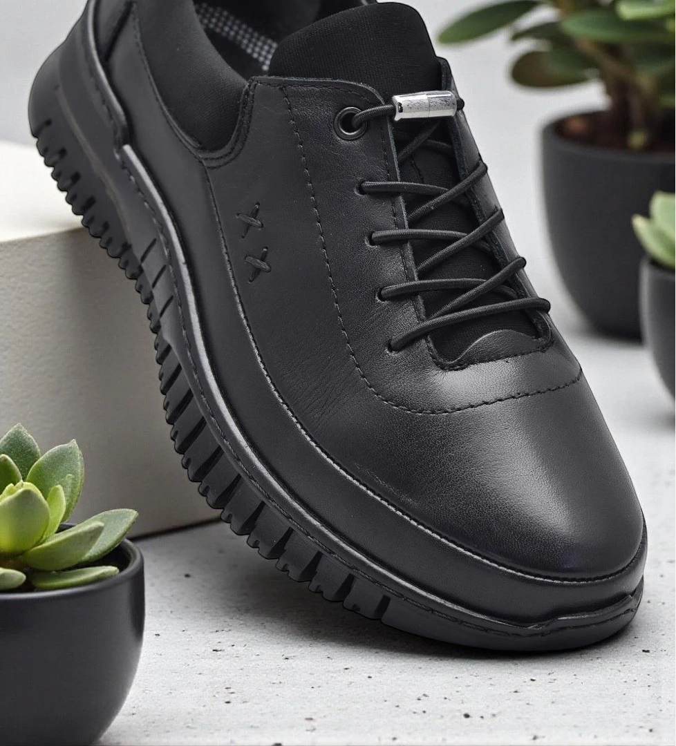 Ispartalılar 4219 Tam Ortopedik %100 Hakiki Deri Günlük Ayakkabı Kadın Ayakkabı Kaymaz Taban model görseli