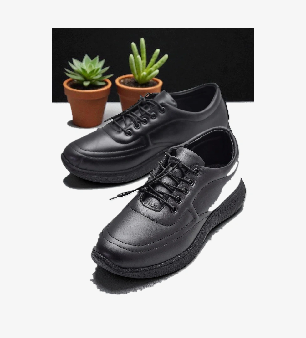 Ispartalılar 701 Tam Ortopedik Taban Hakiki Deri Erkek Ayakkabı Kadın Ayakkabı Kaymaz Taban Unisex Ayakkabı Lastikli Bağcık model görseli