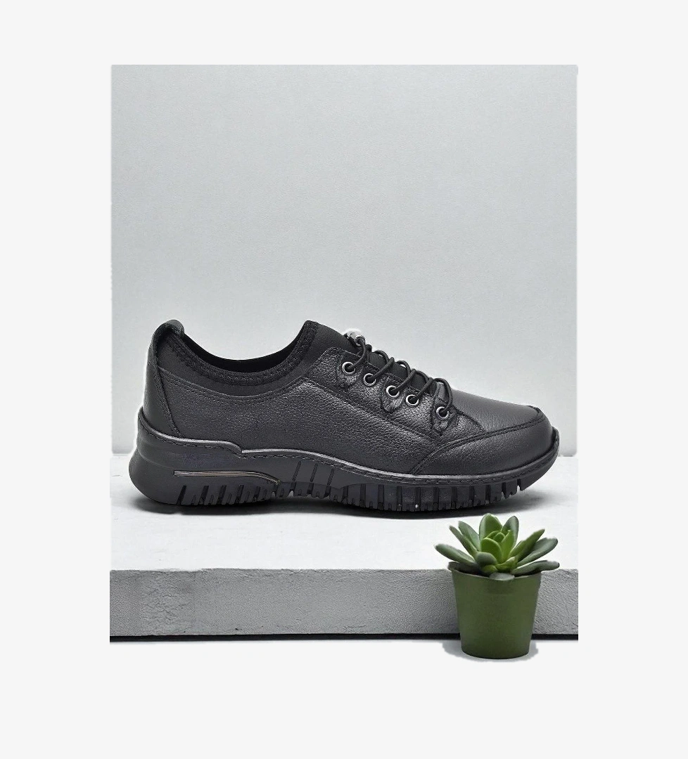 Ispartalılar 1988-1 Tam Ortopedik %100 Hakiki Deri Günlük Ayakkabı Kadın Kaymaz Taban model görseli