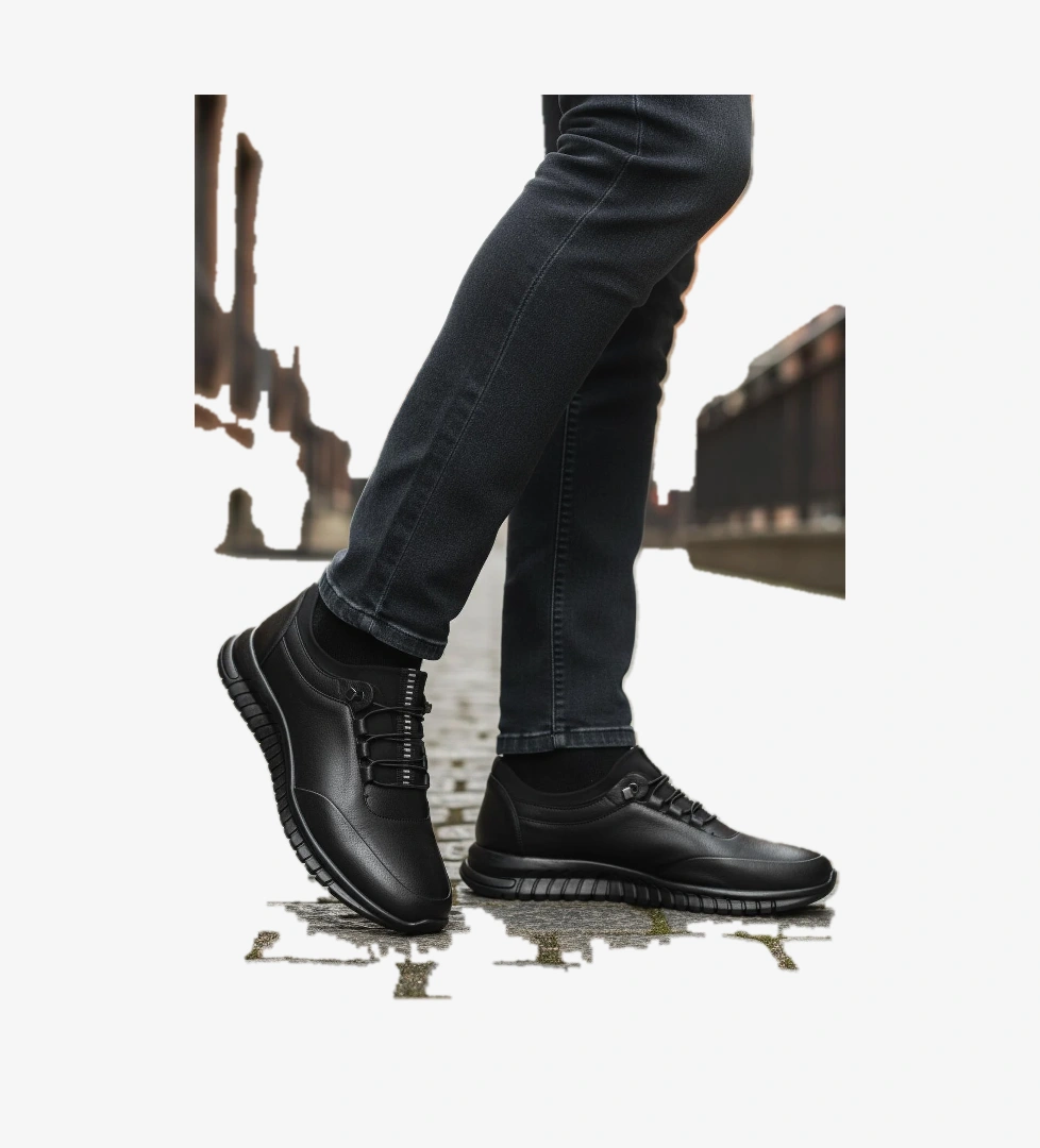 Walkway Ayakmod 316 M Bağcıklı Siyah Erkek Günlük Ayakkabı model görseli