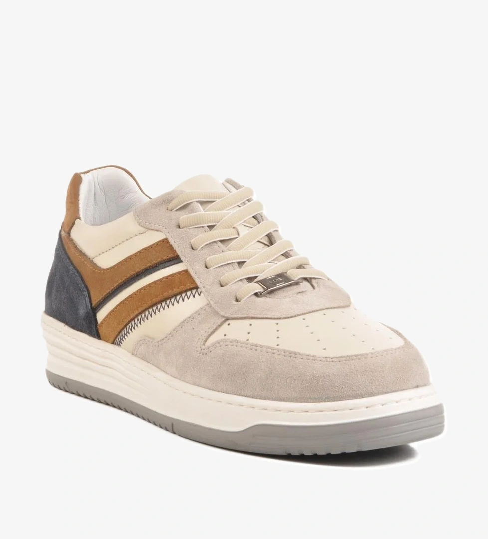 Walkway 4Y1987 Bej Hakiki Deri Erkek Sneaker model görseli