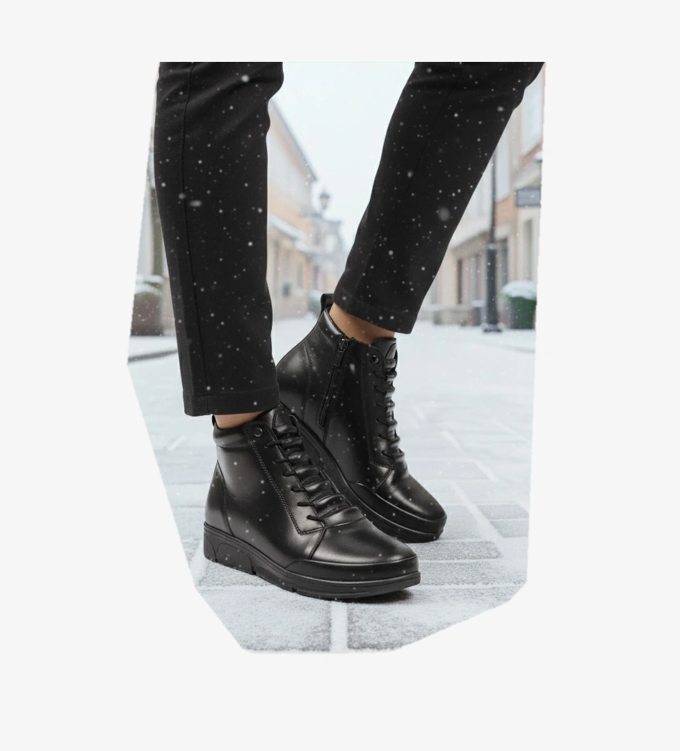 293112 Z Siyah Cilt Kadın Bot - Görsel 1